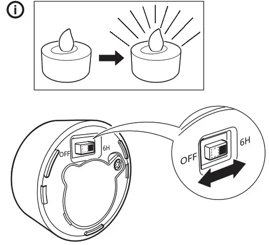 IKEA 903.776.68 GODAFTON LED Tealight- Important