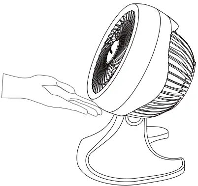 Shenzhen Intellirocks Tech H7111 Smart Air Circulator Fan - direction