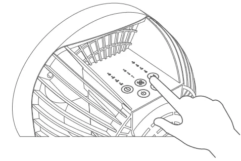 Shenzhen Intellirocks Tech H7111 Smart Air Circulator Fan - timer