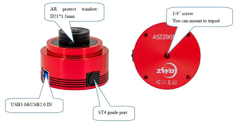 ZWO ASI290 ASI MM Mono Camera Fig4