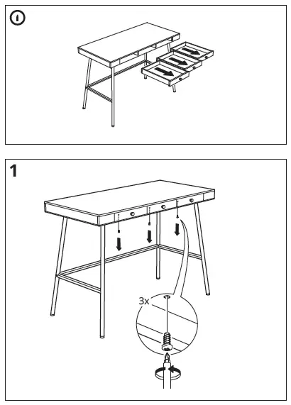 LILLÅSEN Desk Bamboo
