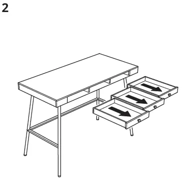 LILLÅSEN Desk Bamboo
