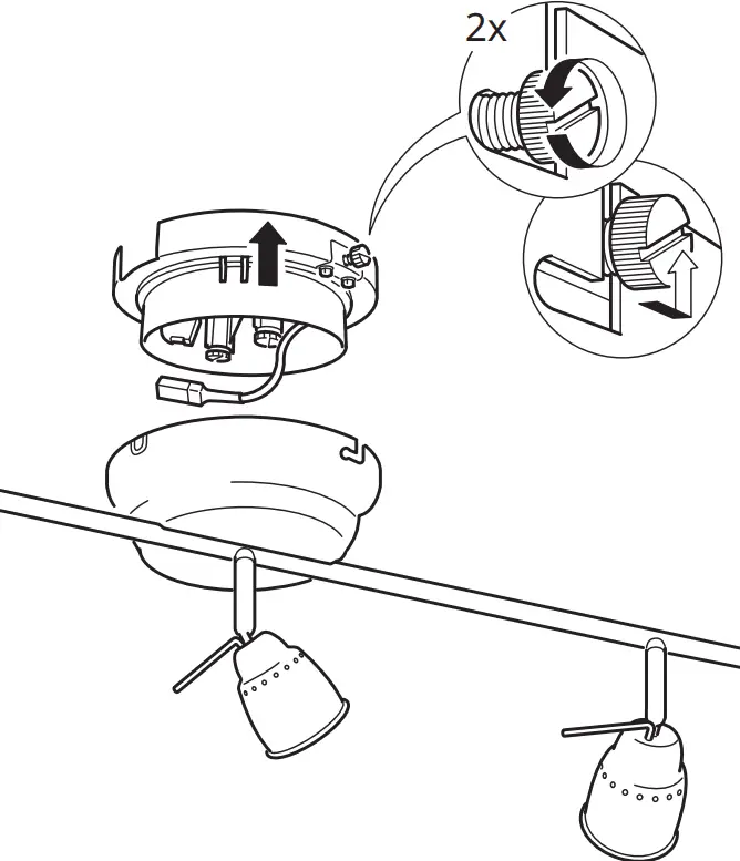IKEA 40284049 BAROMETER Ceiling Track - fig 1