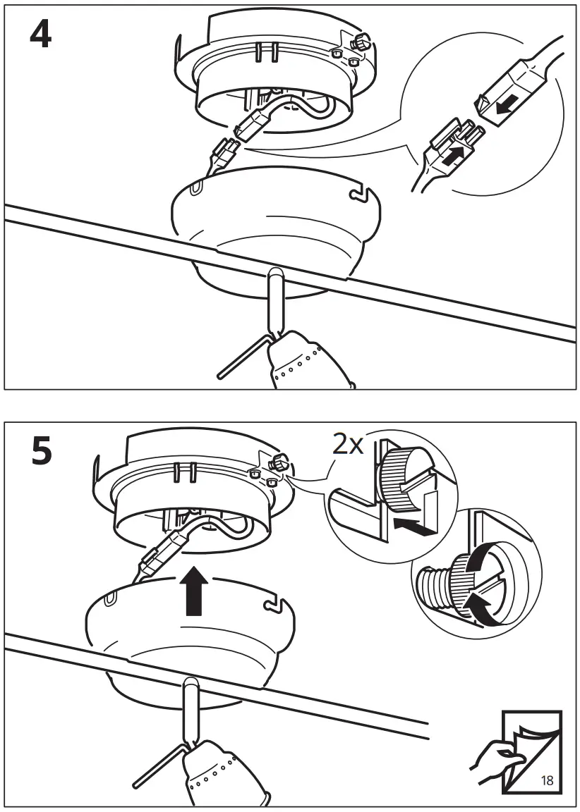 IKEA 40284049 BAROMETER Ceiling Track - fig 4