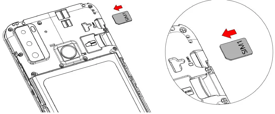 Installation of the SIM Card