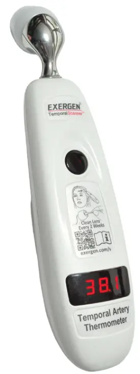 EXERGEN TAT-5000S-RS232-CORO Accurate Temperature with Gentle Forehead Scan