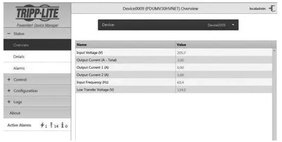 TRIPP LITE PDUMN15-NET Monitored Rack PDU and Switched Rack PDU - figure 10
