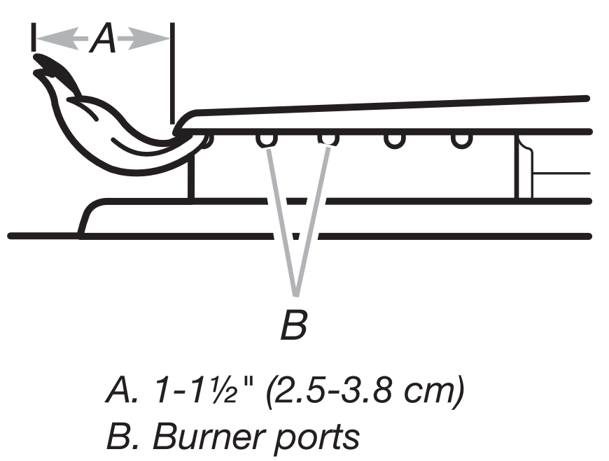 Whirlpool WFG320M0BK 5 1 Cu Ft Black Freestanding 4-Burner Gas Stove - fig 4