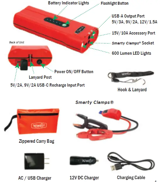 Weego 70 Jump Starting Power Pack fig 1
