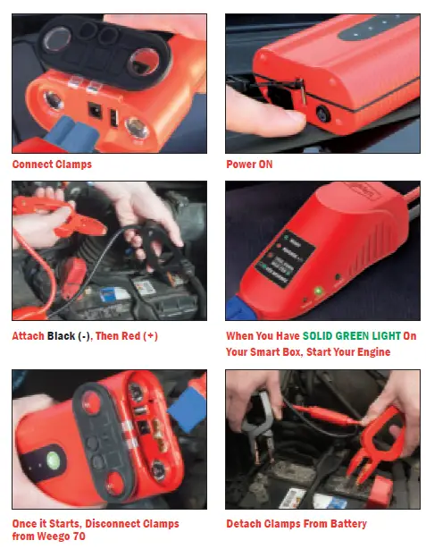 Weego 70 Jump Starting Power Pack fig 3