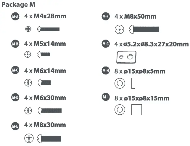 ONE FOR ALL WM4459 TV Wall Mount FIG 3
