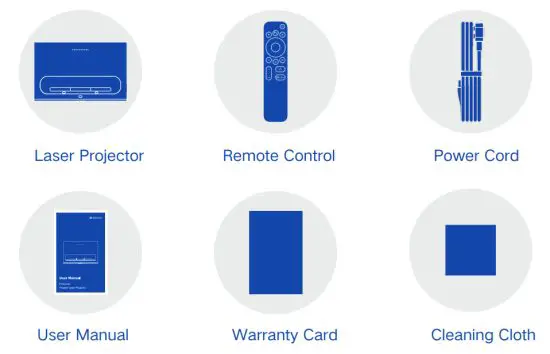 FORMOVIE RC605B Theater Laser Projector - figure 2