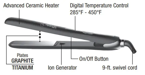 BaByliss PRO BGT181UC Professional Straightener - GET TO KNOW YOUR