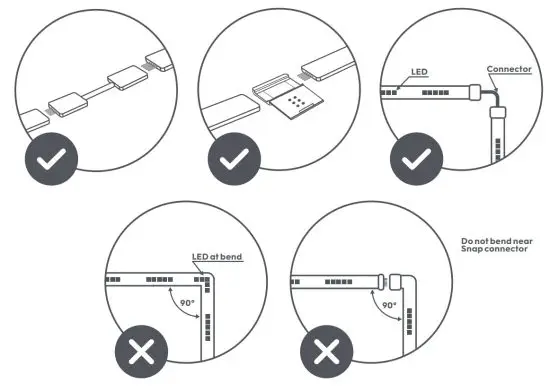 GE Lighting 93105000 Cync Indoor Full Color Premium Light Strip - figure 14