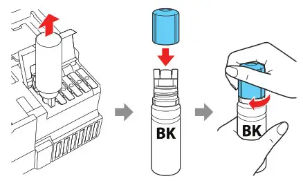 EPSON L8160 EcoTank A4 Photo Printer - Fill ink tanks 6
