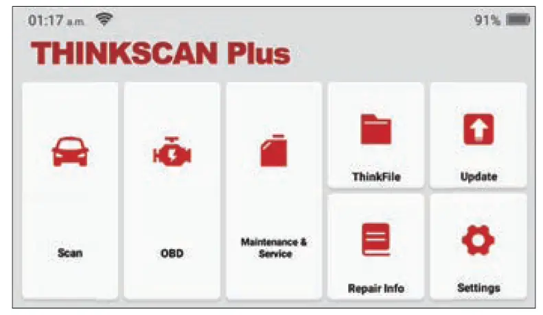 THINKSCAN SOC-TSP07-FBA Diagnostic Scanner Tool 5