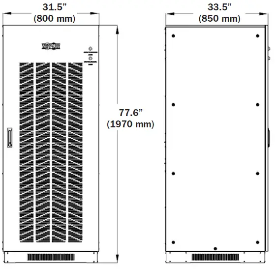 TRIPP-LITE S3MT-100KWR480V S3MT-Series 3-Phase-Input and-Output-Transformers -FIG 2