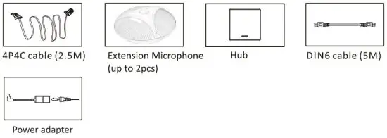 laia T POD Professional Audio Solutions - Optional Accessories