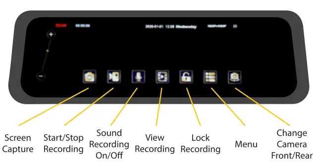 BRANDMOTION FVMR 1150 FullVUE Commercial Camera Mirror System - Interface