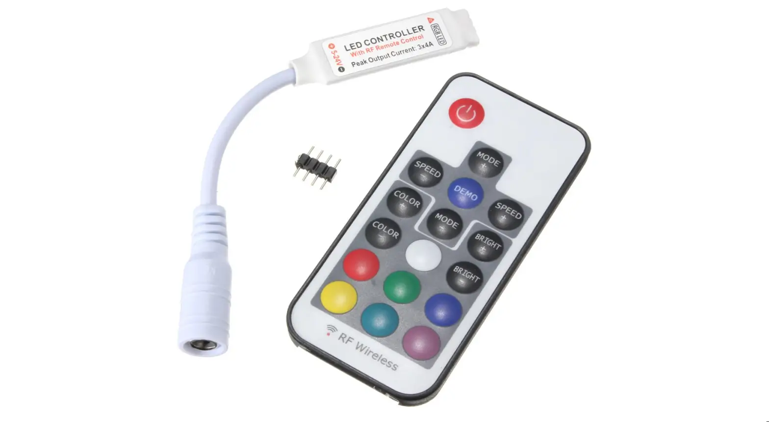 Raffel Systems Ftrhclrf01 17 Key Rgb Colorful Light Belt Controller Instructions