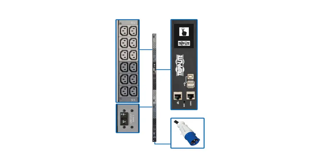 Tripp-lite Pdu3evsr6h50 3-phase Monitored And Switched 0u Power Distribution Units Owner's Manual