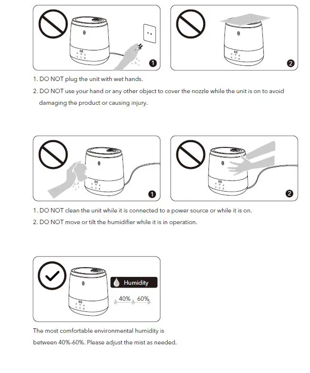 TAOTRONICS TT-AH046- Hybrid -Ultrasonic- Humidifier- FIG 5