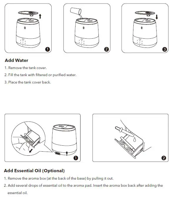 TAOTRONICS TT-AH046- Hybrid -Ultrasonic- Humidifier- FIG 9