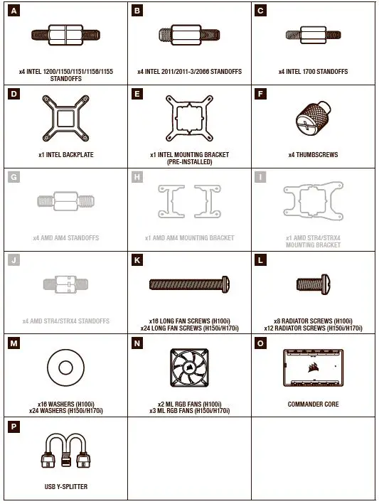 CORSAIR H100i iCUE ELITE LCD Extreme Performance Lcd Liquid Cpu Cooler-1