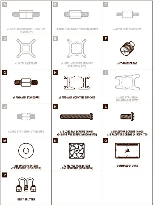 CORSAIR H100i iCUE ELITE LCD Extreme Performance Lcd Liquid Cpu Cooler-6