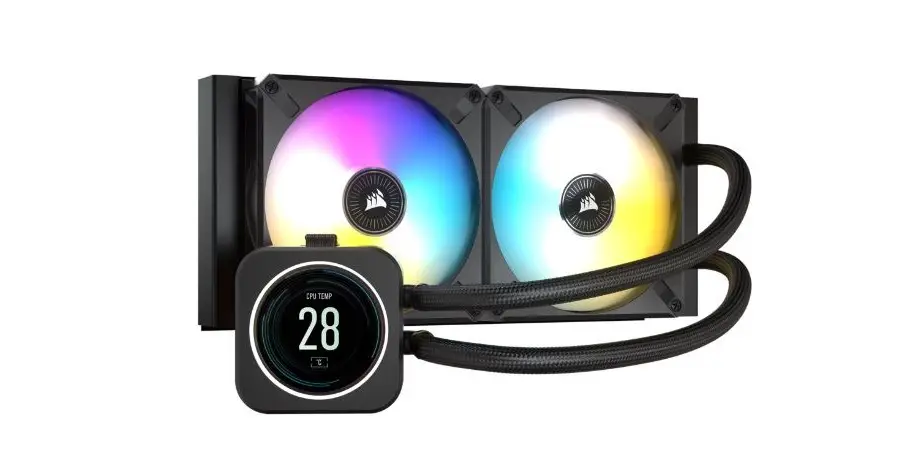 Corsair H100i Icue Elite Lcd Extreme Performance Lcd Liquid Cpu Cooler Instruction Manual