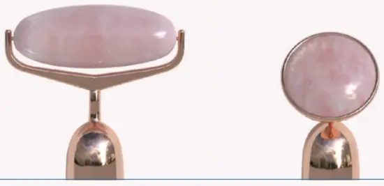 CARESMITH CS936 Bloom Vibrating Rose Quartz Roller and Massager - Fig 1