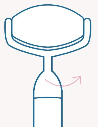 CARESMITH CS936 Bloom Vibrating Rose Quartz Roller and Massager - Fig 2