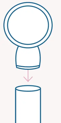 CARESMITH CS936 Bloom Vibrating Rose Quartz Roller and Massager - Fig 3