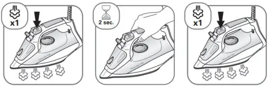 Rowenta DW4000 Auto Steam Irons - STEAM