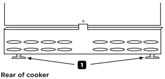 LEVELLING YOUR COOKER