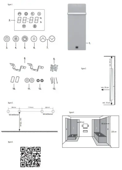 SOMOGYI ELEKTRONICS FKG 850 WIFI Smart Infrared Towel Dryer - figure