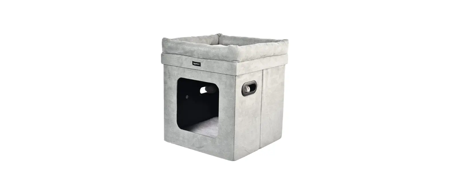 Amazon Basics B07cwj8qrn Collapsible Cat House Instructions