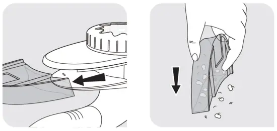 Rowenta JB10XX Lint Remover - shavings tray