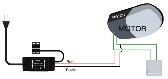 MOES Wi-Fi Smart Garage Door Controller Installation 2