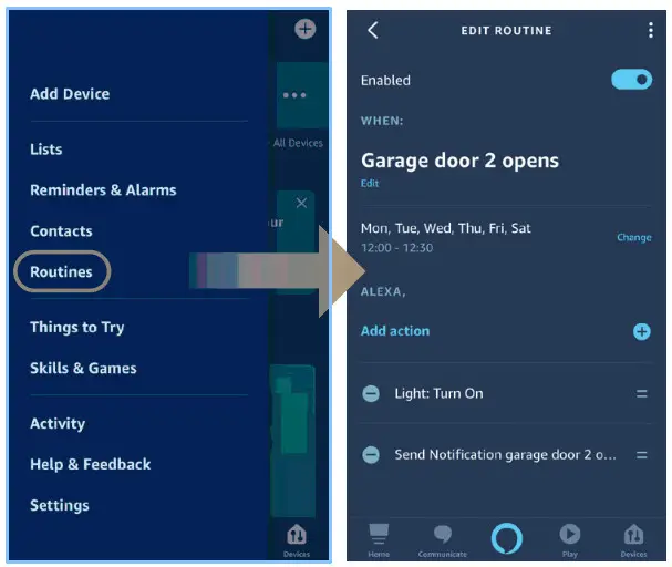 MOES Wi-Fi Smart Garage Door Controller Work Wit 2