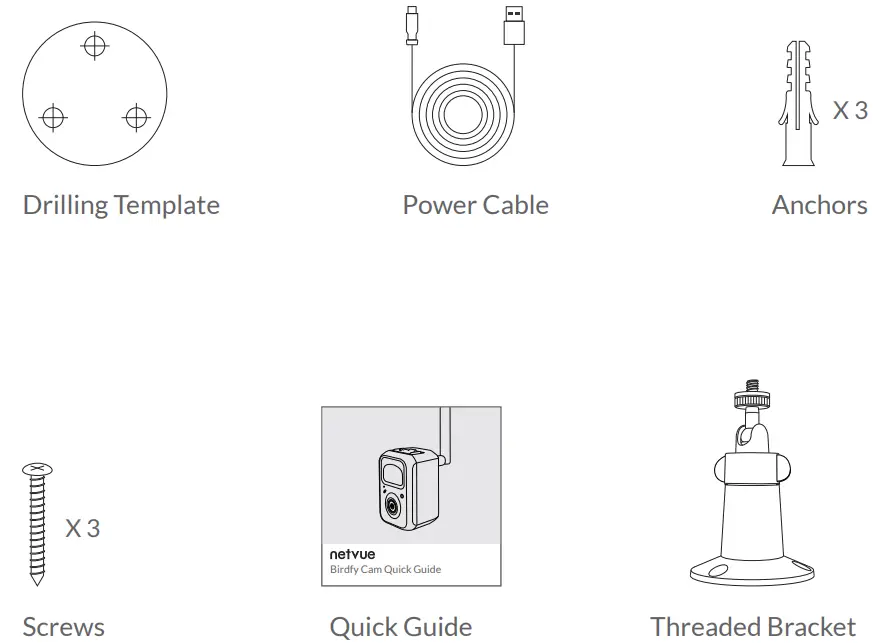 netvue NI 8201 Birdfy Camera - Box