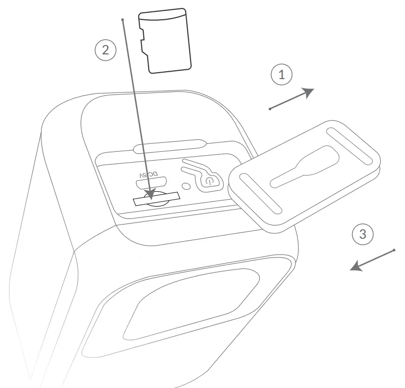 netvue NI 8201 Birdfy Camera - Micro SD Card