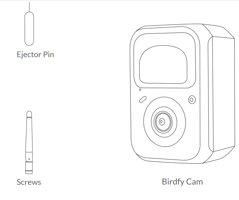 netvue NI 8201 Birdfy Camera - drilling template 3
