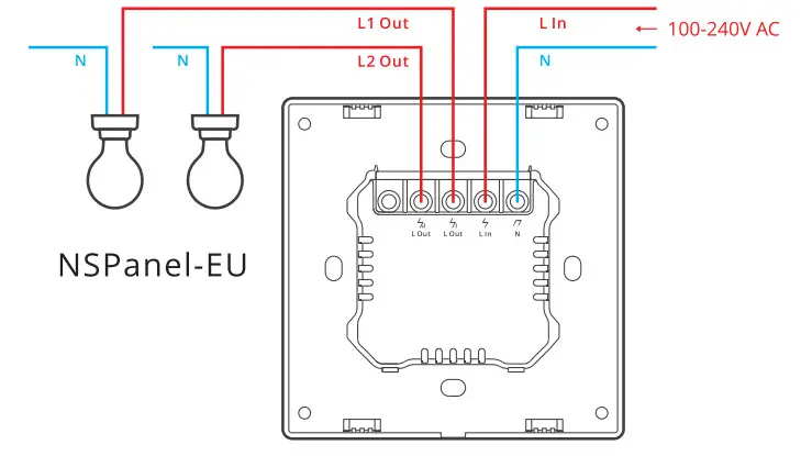 SONOFF NSPanel-US WiFi Smart Scene Wall Switch - figure 5