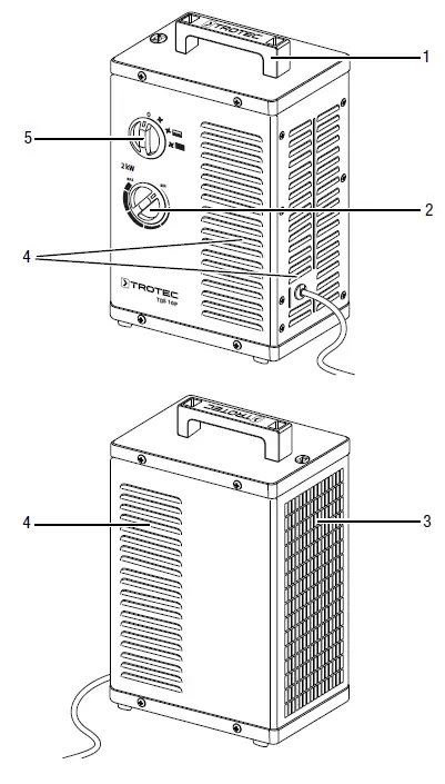 TORTEC TDS 10P ELECTRIC HEATER-6