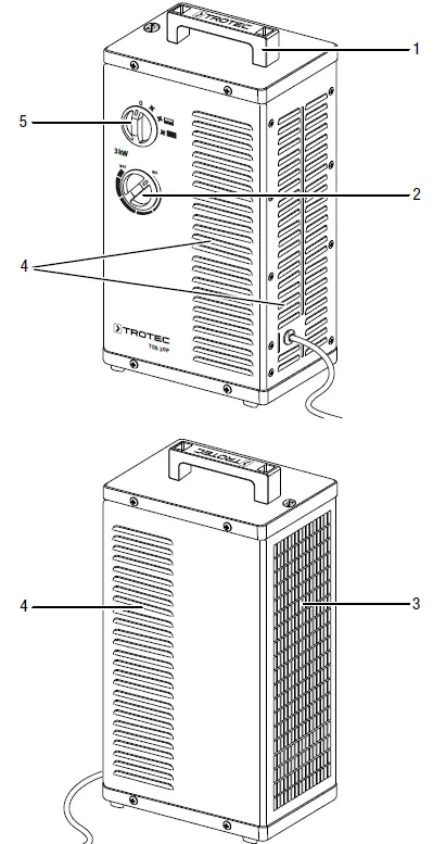 TORTEC TDS 10P ELECTRIC HEATER-7