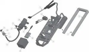 Pump, Hose and Battery Assembly