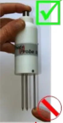 Delta T ML3 ThetaProbe Soil Moisture and Temperature Sensor - Care and Safety