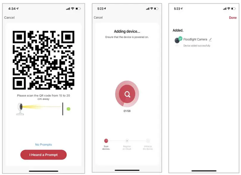 Kogan KAFXIDIP3MA SMARTER HOME 2K INDOOR SECURITY CAMERA PRO User Guide - After successfully being added