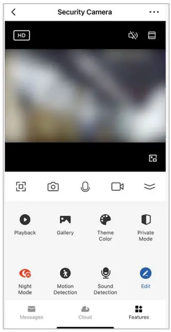 Kogan KAFXIDIP3MA SMARTER HOME 2K INDOOR SECURITY CAMERA PRO User Guide - Settings